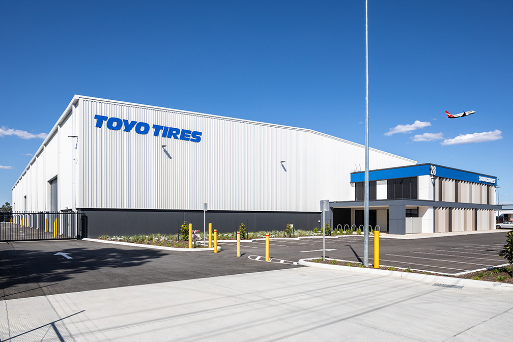 Toyo Tires, Casino Industrial Estate, Welshpool, Perth, Western Australia, Design & Construct Project, Capstone Construction, Warehouse, Office, Loading Dock, Carpark, External Hardstands, Storage, Facility, Toyo Tires Page
